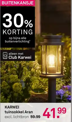 Karwei KARWEI tuinsokkel Aran aanbieding