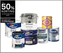 Karwei Op bijna alle verf en beits aanbieding