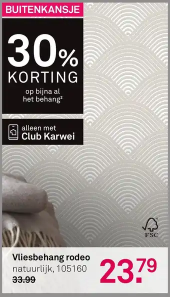 Karwei Vliesbehang rodeo aanbieding