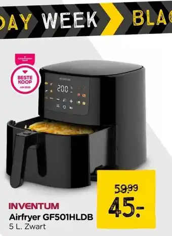Xenos Inventum Airfryer GF501HLDB aanbieding