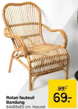 Xenos Rotan fauteuil Bandung aanbieding