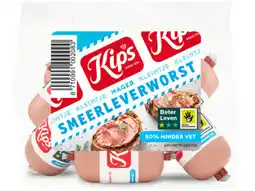 Hoogvliet Kips Kleintje smeerleverworst mager 6 x 20g aanbieding