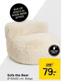 Xenos Sofa the Bear Beige aanbieding