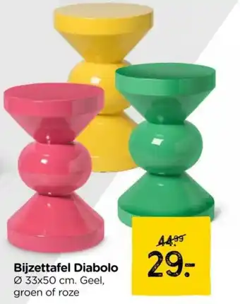 Xenos Bijzettafel Diabolo aanbieding