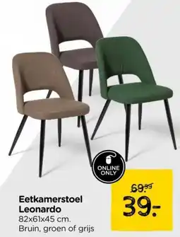 Xenos Eetkamerstoel Leonardo aanbieding