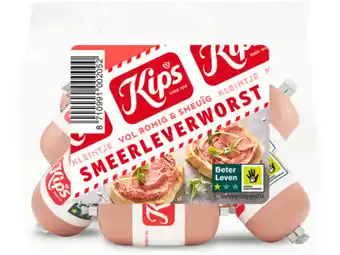 Hoogvliet Kips Kleintje smeerleverworst 6 x 20g aanbieding