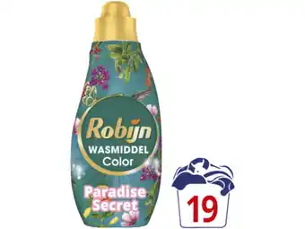 Hoogvliet Robijn Wasmiddel klein&krachtig paradise secret aanbieding