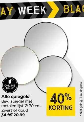 Xenos Alle spiegels aanbieding