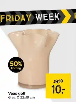 Xenos Vaas golf Glas. aanbieding