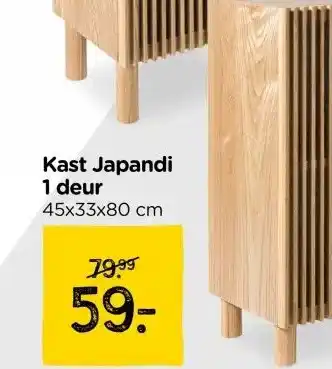Xenos Kast Japandi 1 deur aanbieding