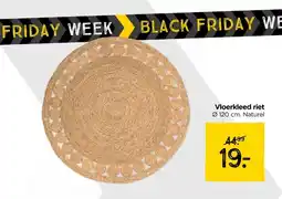 Xenos Vloerkleed riet aanbieding