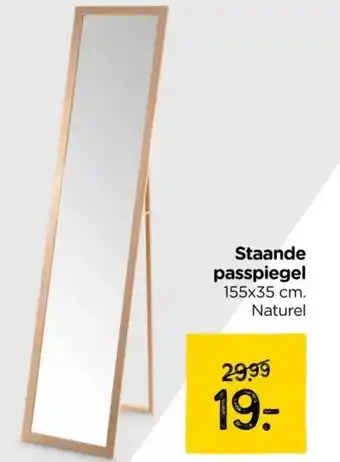 Xenos Staande passpiegel aanbieding