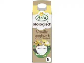 Hoogvliet Arla Biologisch halfvolle vanille yoghurt aanbieding