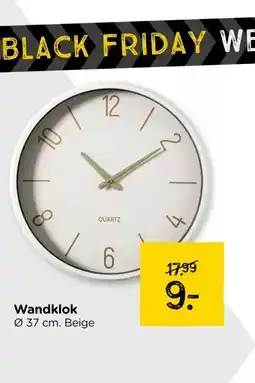 Xenos Wandklok aanbieding
