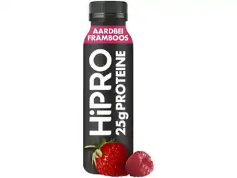 Hoogvliet HiPRO Protein Drink Framboos Aardbei aanbieding
