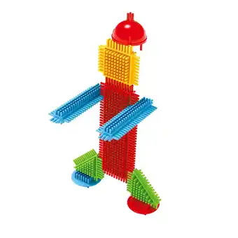 Toys2Play Jipy discover nopper blokken 36 stuks gekleurd aanbieding