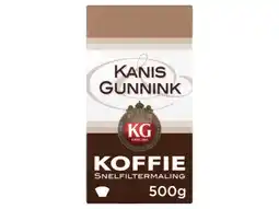 Hoogvliet Kanis & Gunnink Regular filterkoffie aanbieding