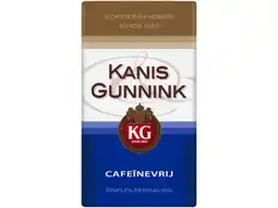 Hoogvliet Kanis & Gunnink Decaf filterkoffie aanbieding