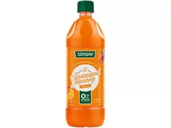 Hoogvliet Slimpie Siroop sinaasappel framboos aanbieding