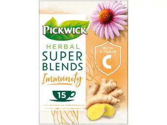 Hoogvliet Pickwick Super Blends Immunity Kruidenthee aanbieding