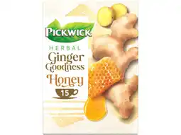 Hoogvliet Pickwick Ginger goodness honey aanbieding