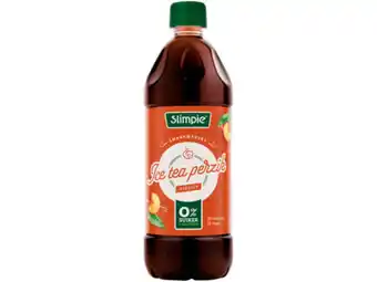 Hoogvliet Slimpie Ice tea perzik aanbieding