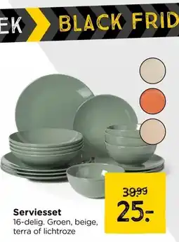 Xenos Serviesset aanbieding