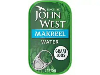 Hoogvliet John West Makreelfilets naturel aanbieding