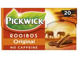 Hoogvliet Pickwick Original rooibos thee aanbieding