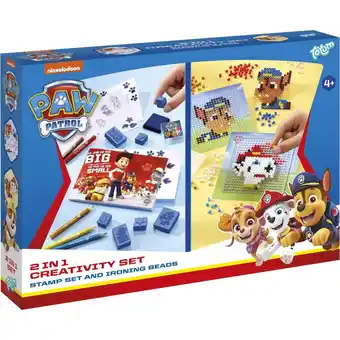 Toys2Play Paw Patrol Totum 2in1 strijkkralen en stempels aanbieding