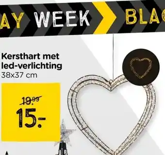 Xenos Kersthart met led verlichting aanbieding