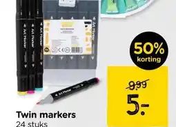Xenos Twin markers aanbieding