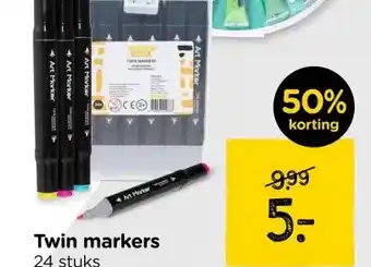 Xenos Twin markers aanbieding