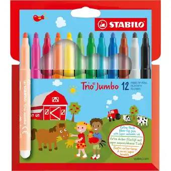 Toys2Play Stabilo Jumbo Trio Stiften 12 Stuks aanbieding