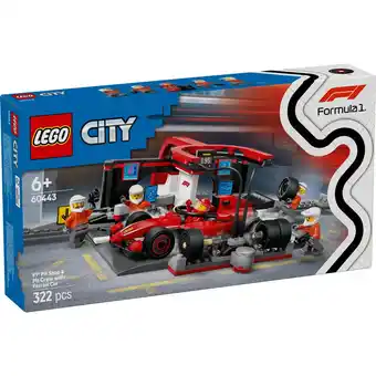 Toys2Play LEGO 60443 City F1 pitstop en pitcrew met Ferrari aanbieding