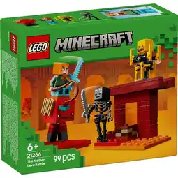 Toys2Play LEGO 21266 Minecraft De lavastrijd in de Nether aanbieding