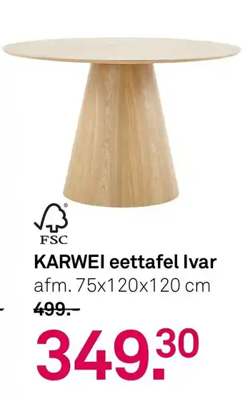 Karwei KARWEI eettafel Ivar aanbieding