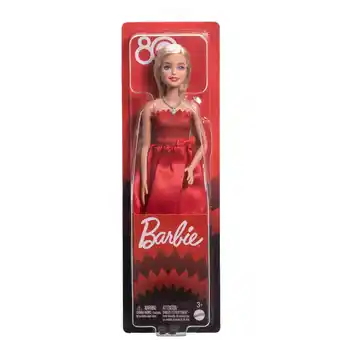 Top1Toys Barbie fab pop 80th anniversary ruby red aanbieding