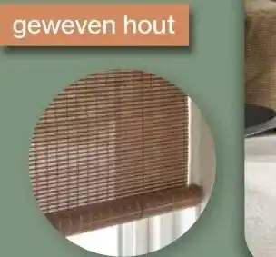 Roobol Geweven hout aanbieding