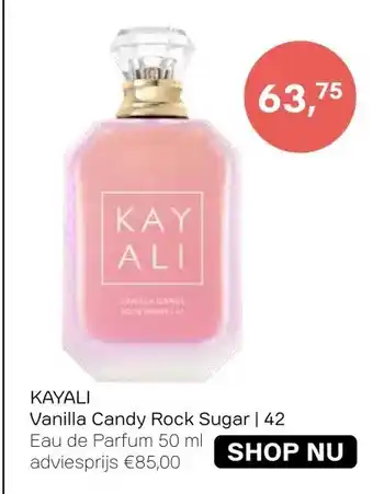 Pour Vous Kayali Vanilla Candy Rock Sugar 42 aanbieding