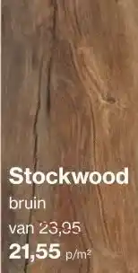 Roobol Stockwood aanbieding