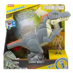 Top1Toys Jurassic World Imaginext Ultra Snap Spinosaurus Met Licht En Geluid aanbieding
