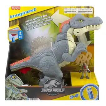 Top1Toys Jurassic World Imaginext Ultra Snap Spinosaurus Met Licht En Geluid aanbieding