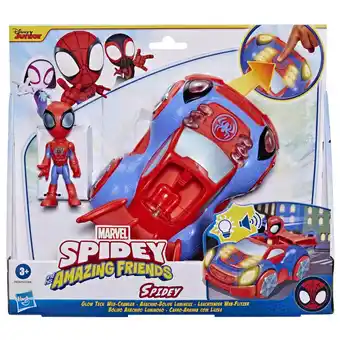 Top1Toys Spidey And Friends Glow Tech Web Crawler assorti aanbieding