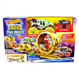 Top1Toys Hot Wheels Monster Truck Arena Smashers: Rhinomite's Chargin' Challenge aanbieding
