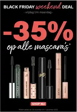 Pour Vous Op alle mascara's aanbieding