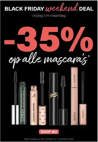 Pour Vous Op alle mascara's aanbieding