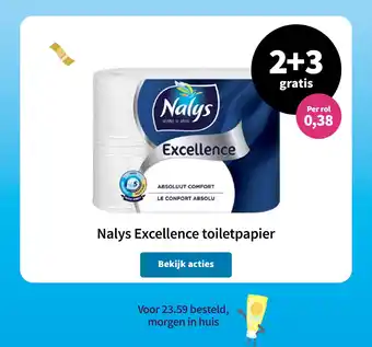 Plein.nl Nalys Excellence toiletpapier aanbieding