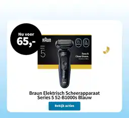 Plein.nl Braun Elektrisch Scheerapparaat Series 5 52-B1000s Blauw aanbieding