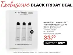 Pour Vous Marie stella maris set: 3x Shower Mousse 200 ml aanbieding
